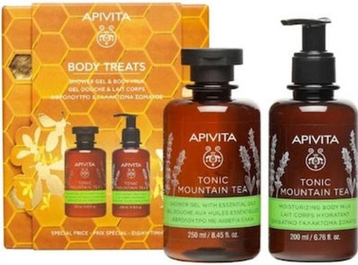 Immagine prodotto Apivita Promo Body Treats Tonic Mountain Tea Shower Gel 250ml e Body Lotion 200ml (250 ml)