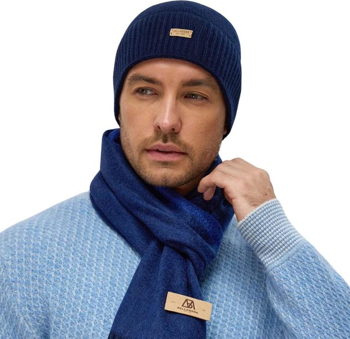 Image du produit Bellemere Headgear Ribbed Lambswool Beanie (Taille unique)