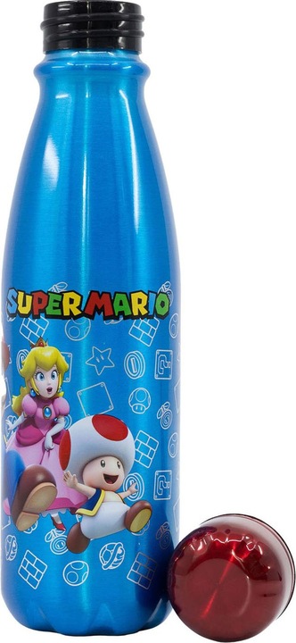 Productafbeelding Stor Super Mario - Aluminium kinderfles, 600 ml (0.60 l)