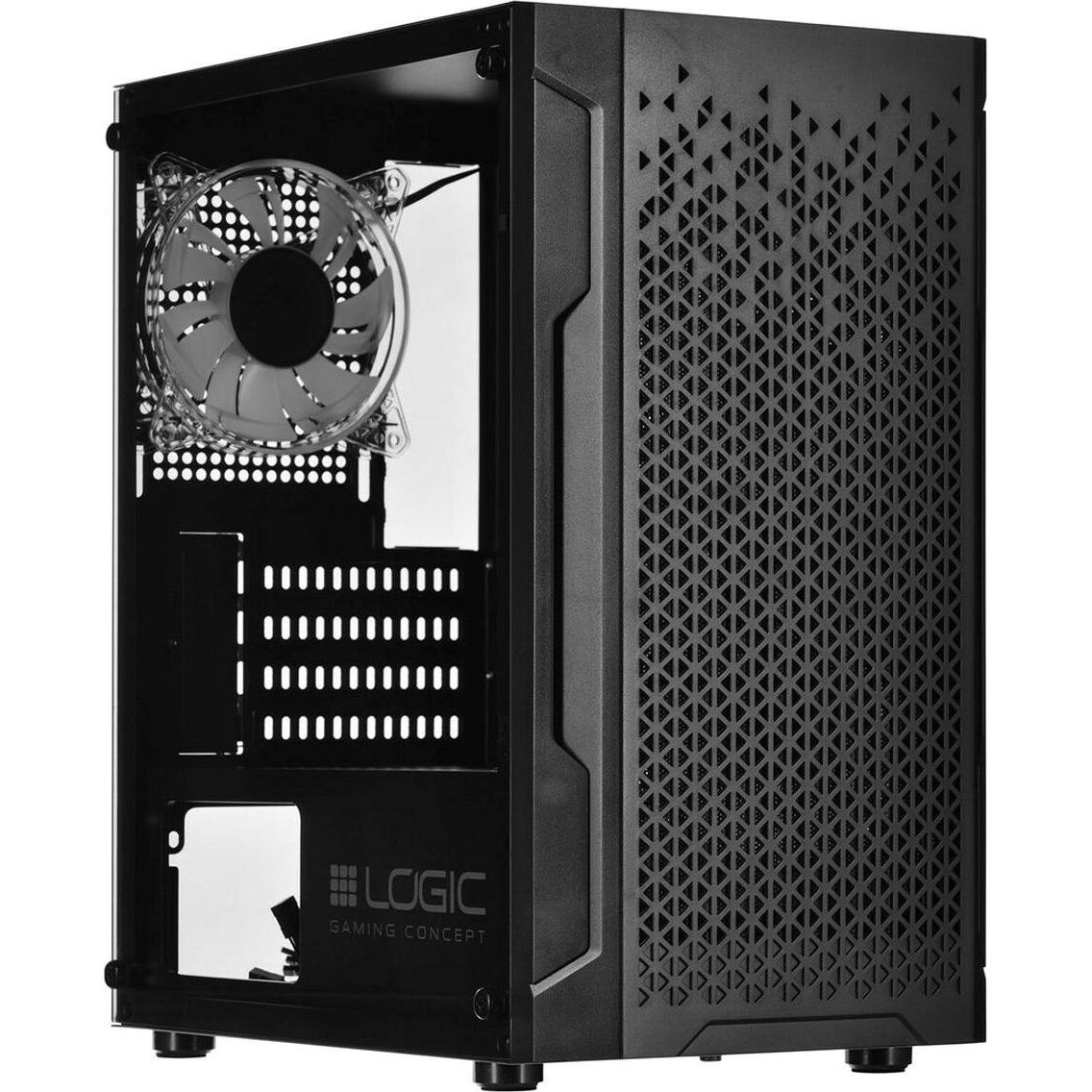 Logic Aramis (Matx, Mini-Itx), Case Pc, Nero