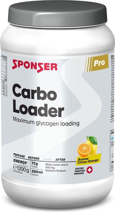 Actual product image Sponser Carbo Loader (1 pcs., Powder, 1200 g)
