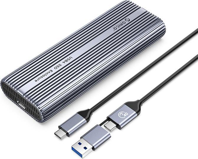 Produktbild Orico M.2 NVME Enclosure 40Gbps Gaming User+Video Editor (Grey) (M.2)