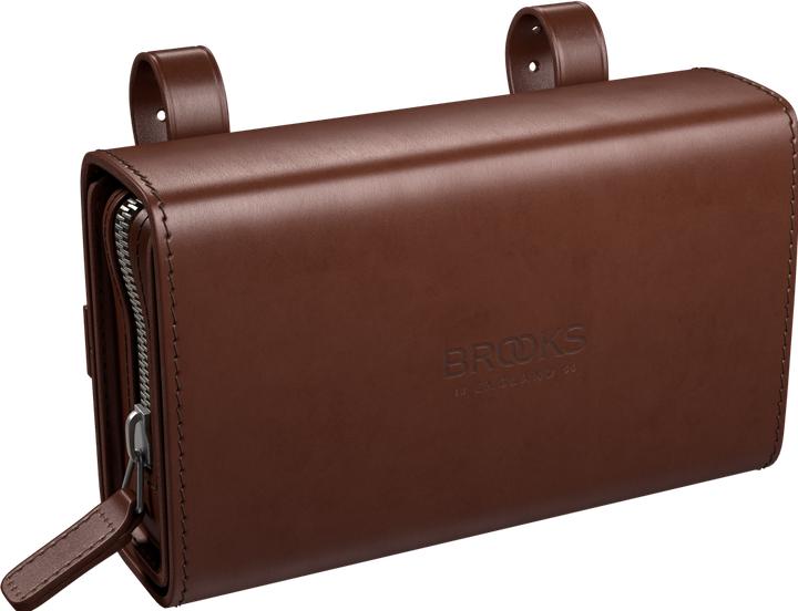 Produktbild Brooks Running D-Shape Leather Saddle Bag - brown (Satteltasche)