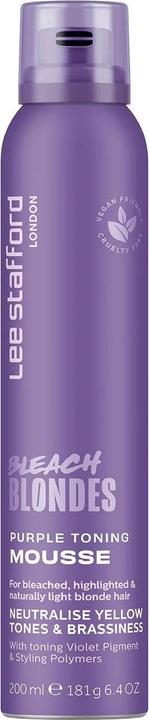 Image du produit Lee Stafford Bleach Blondes Mousse tonifiante pourpre 200 ml (200 ml, Mousse coiffante)