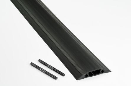 Actual product image RS PRO Medium Duty Black Floor Cable Cover - 1. (Cable bridge, 180 cm)