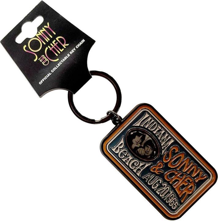 Actual product image Sonny & Cher Indiana Beach Keyring