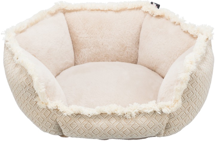 Trixie Boho bed, square, 50 × 50 cm, beige (Cat)