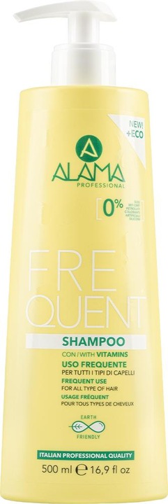 Alama Professional Alama Frequent Shampoo for All Hair Types 500ml (500 ml, Liquid shampoo)