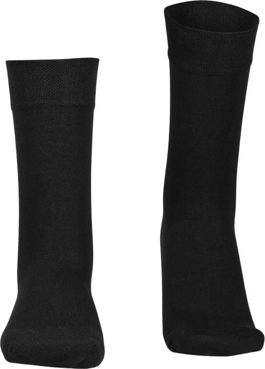 Image du produit Hudson Relax Exquisit (Lot de 3) Chaussettes hommes, couleur 005 noir, taille 45-46 (Une unité par pack, 45 - 46)