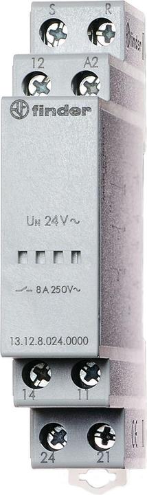 Actual product image Finder Relay, 8A 1 CO + 1 NO, 12vac/dc