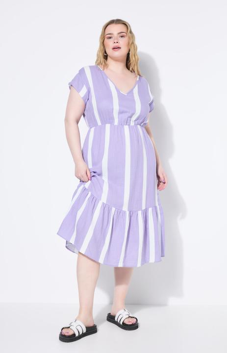 Produktbild Studio Untold Midikleid, A-Line, Musselin, Streifen (50, 52)