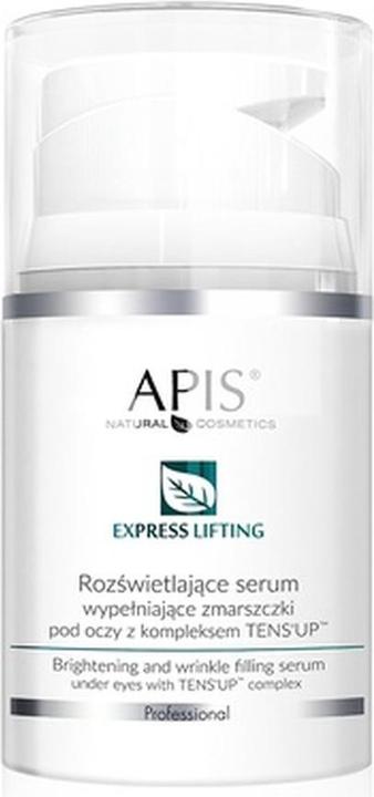 Apis Natural Cosmetics Apis Express Lifting Illuminating Serum Filling Wrinkles Under The Eyes With Tens'Up Complex 50Ml (Eye care serum, Day + Night, 50 ml)
