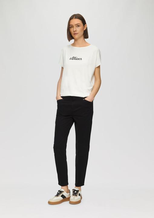 Immagine prodotto S.Oliver Hose Ankle-Hose im Slim Fit aus Baumwollsatin (Banda radio 38 (2600 MHz))