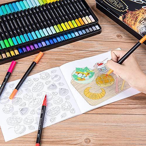 Actual product image Hethrone Set felt tip pens (Multicolor, 100 x)