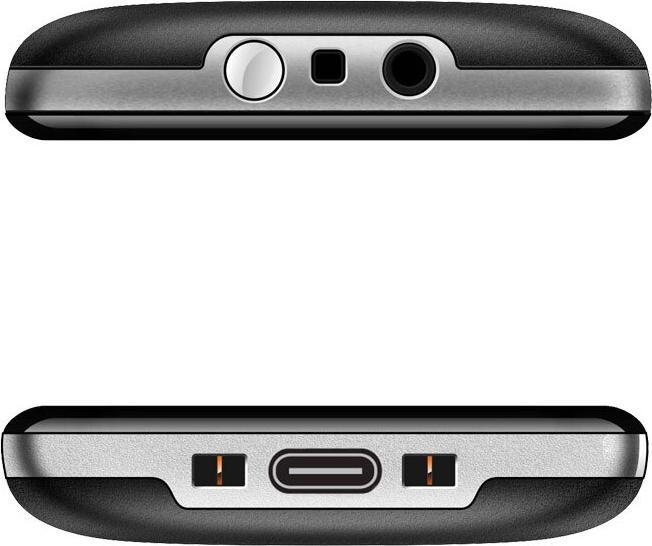 Produktbild Evolveo EasyPhone XR, mobilní telefon pro seniory s nabíjecím stojánkem, černá (2.30", 0.30 Mpx)