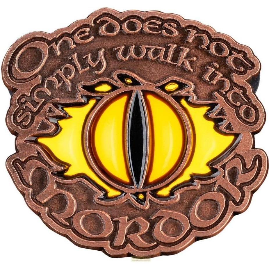 Weta Workshop Multicolore/Trasparente Spillo, Le Seigneur Des Anneaux Pin One Does Not Simply Walk Into Mordor 4 Cm,