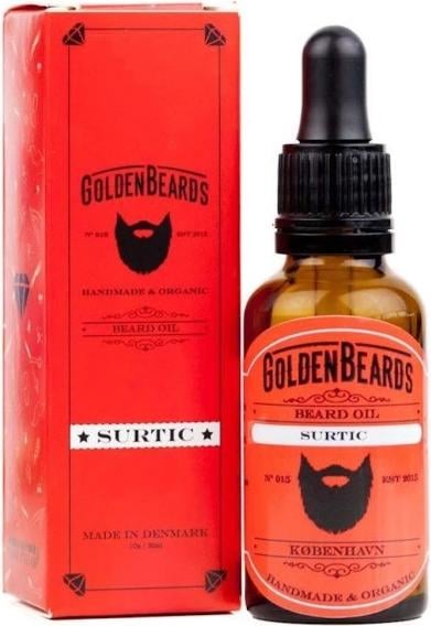 Actual product image Golden Beards Organic beard oil SURTIC (30 ml)