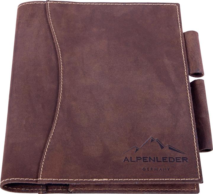 Image du produit Alpenleder Notizbuch Schiller A5 (A5, À rayures, Couverture rigide)