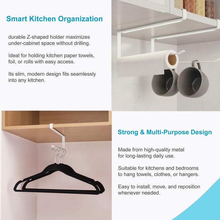 Actual product image Intirilife 2x paper roll holder in white