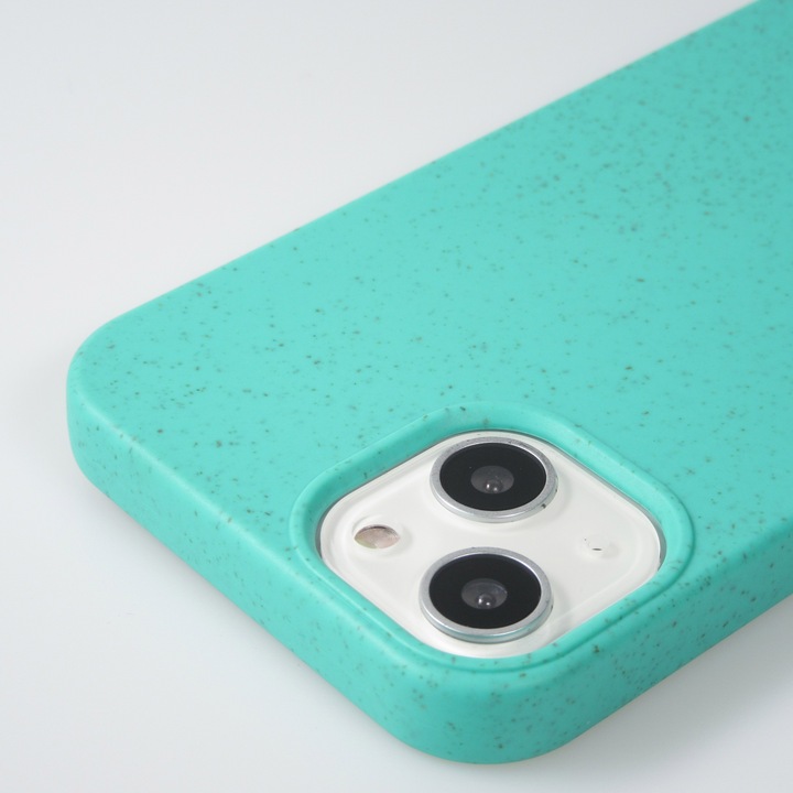 Actual product image Bioka Coque biodégradable et compostable Eco-Friendly Turquoise (Apple iPhone 14)