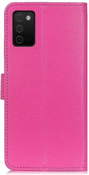 Actual product image MU Classic Litchi Leather Bookcover Series (Samsung Galaxy A03s)