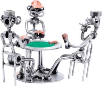 Actual product image Hinz & Kunst 602 - Figure "Poker" (18 x 18 x 17 cm)