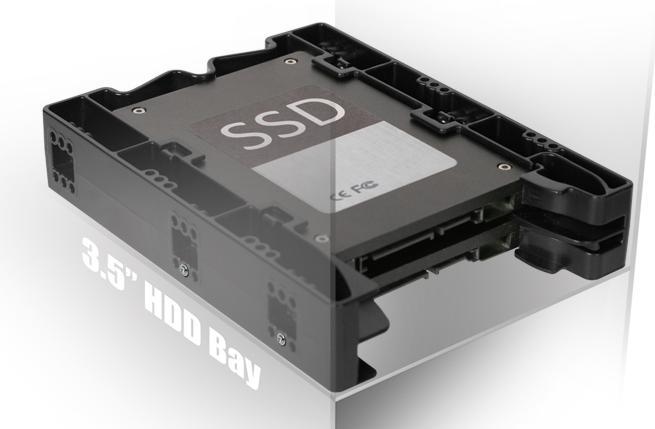 Produktbild Icy Dock SSD Rahmen 2x2.5" in 3.5"-Schacht