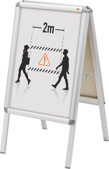 Actual product image Nobo Poster stand, weatherproof (A2)