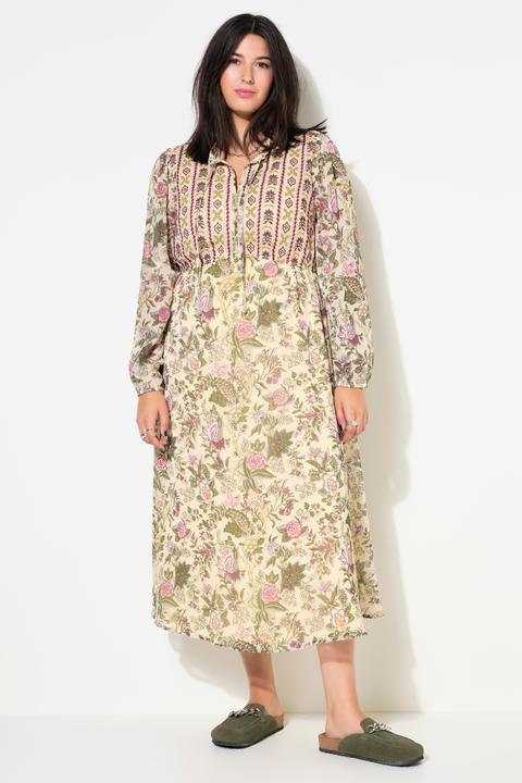 Produktbild Studio Untold Maxikleid, A-Linie, Flowerprint, Stickerei (54)