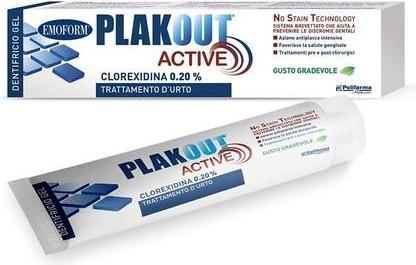 Euritalia Pharma Plak Out Active Dentif 0.20% (75 ml)