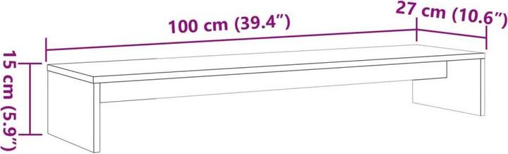Image du produit vidaXL Monitorständer