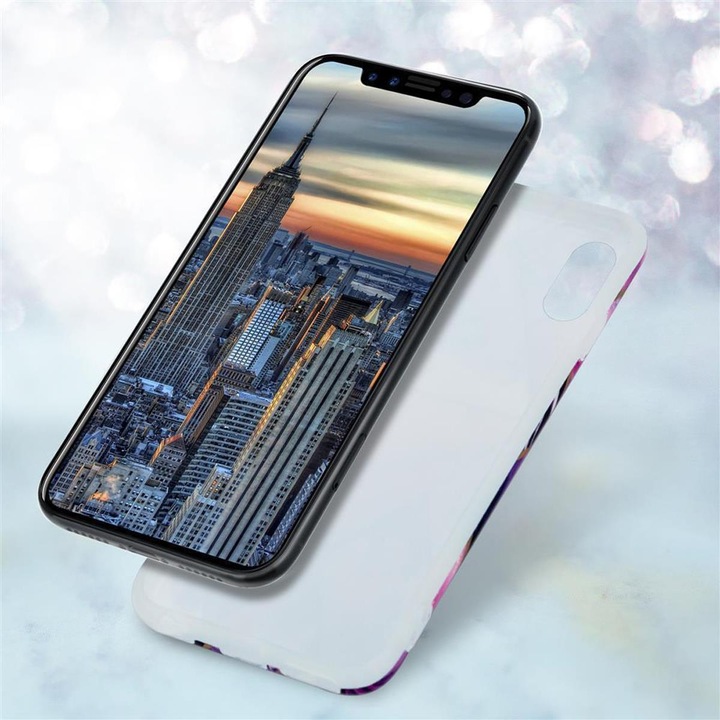 Produktbild Cadorabo IMD TPU Bunter Marmor Cover (Apple iPhone X)