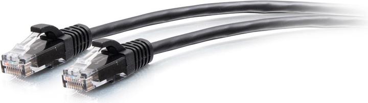 Immagine prodotto C2G Cavo patch di rete Ethernet sottile Cat6a antigroviglio, non schermato (UTP) da 0,3 m - Nero (U/UTP, CAT6a, 0.30 m)