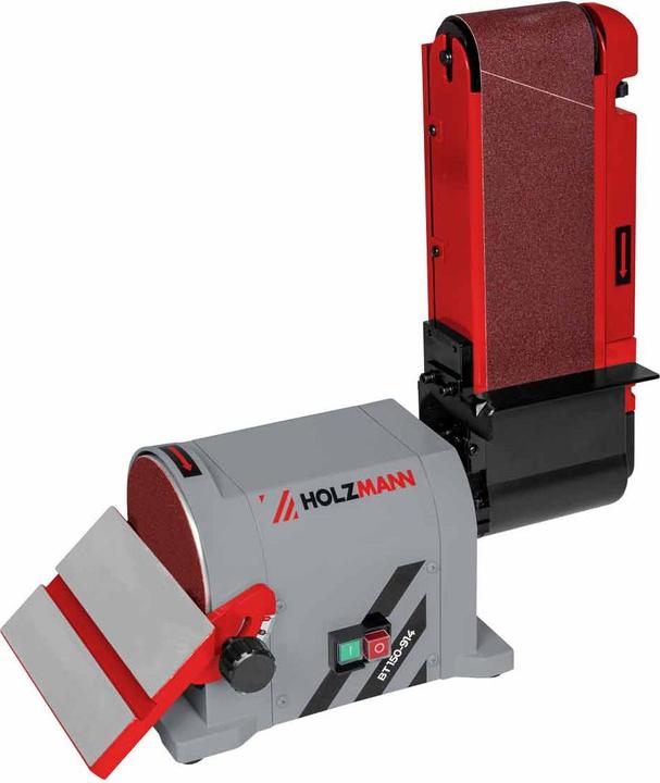 Produktbild Holzmann Band- Tellerschleifmaschine (Bandschleifer, Doppelschleifer, 450 W)