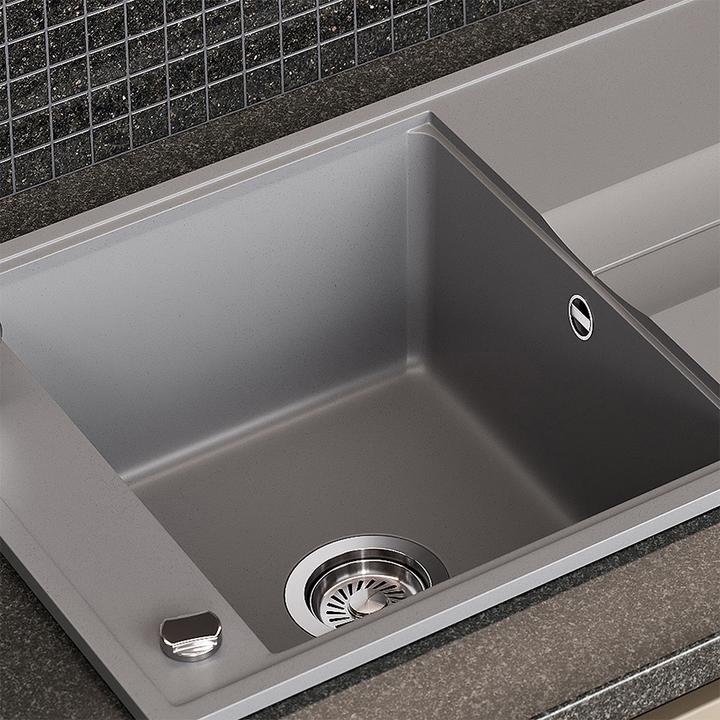 Actual product image Bergström Kyoto (Fitted sink with draining board, 78 cm, 50 cm)