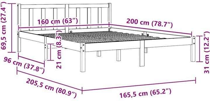 Image du produit vidaXL Tiziana (160 x 200 cm)