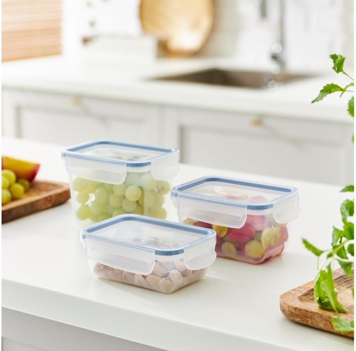 Productafbeelding Rotho Clic and Lock blauw koelkastpotje 1 l16x12x11 cm (1 l)