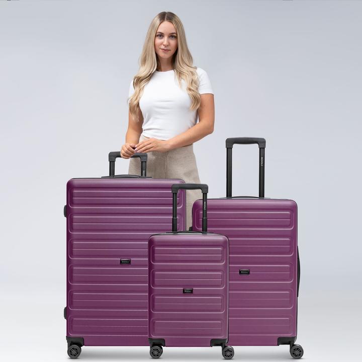 Immagine prodotto Redolz Essentials 08 3-SET Set di valigie a 4 ruote e 3 pezzi (219 l)