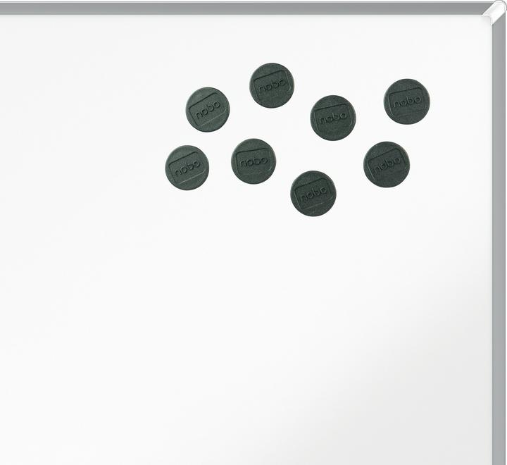 Actual product image Nobo Magnet Ø 2 cm 8 pieces, black (8 x)