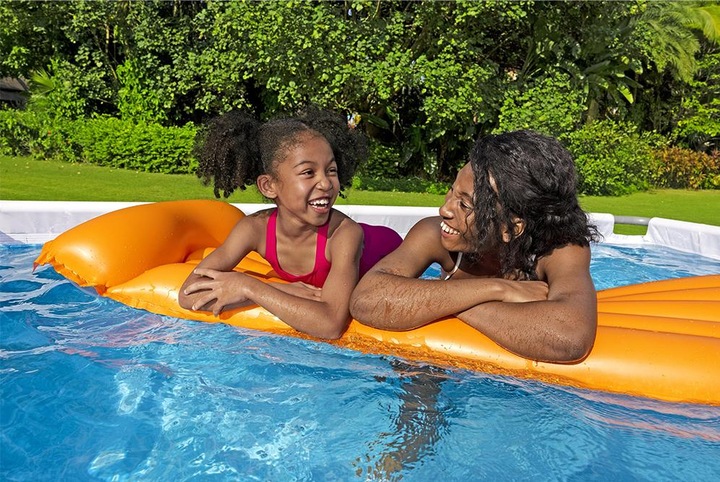 Produktbild Bestway Power Steel Frame Pool-Set 282 x 196 x 84 cm (282 x 196 x 84 cm)