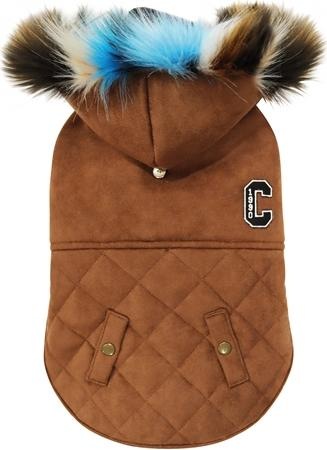 Produktbild Croci hondenjas shearling gevoerd bruin (Hundemantel)