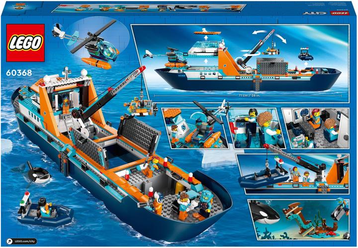 Image du produit LEGO Navire de recherche sur l'Arctique (60368, LEGO City)