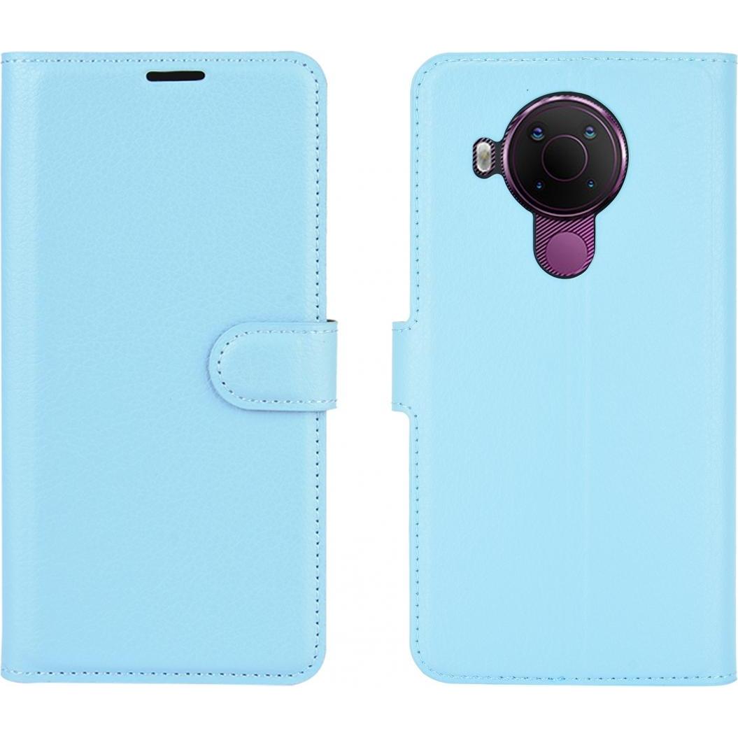 Thumbnail - Screenguard Nokia 5.4 Leather Guard Lederhülle (Nokia 5.4), Smartphone Hülle, Blau
