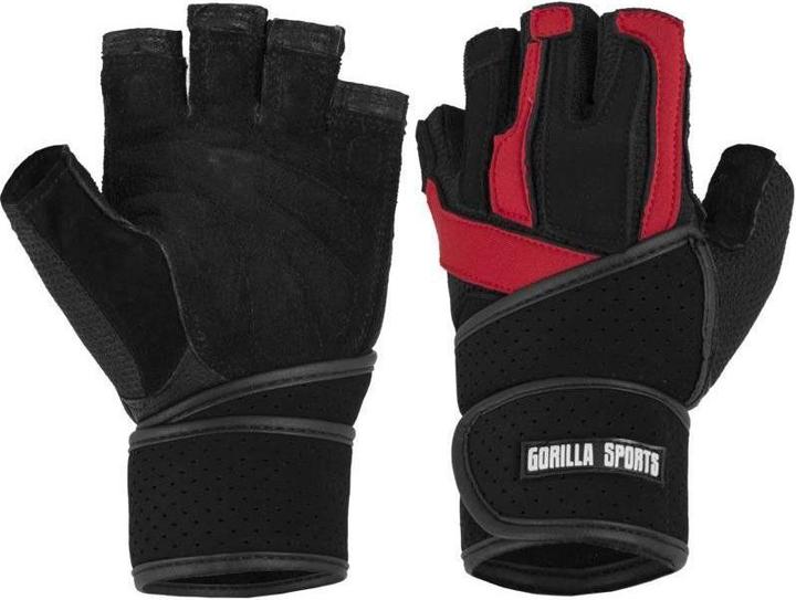 Produktbild Gorilla Sports Trainingshandschuhe inkl. Bandage (XL)