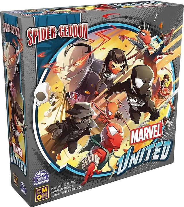 Cmon CMND1309 - Marvel United: Spider-Geddon, card game, for 1-5 players, ages 10+ (DE-Aus (German, 1 - 5 Players)