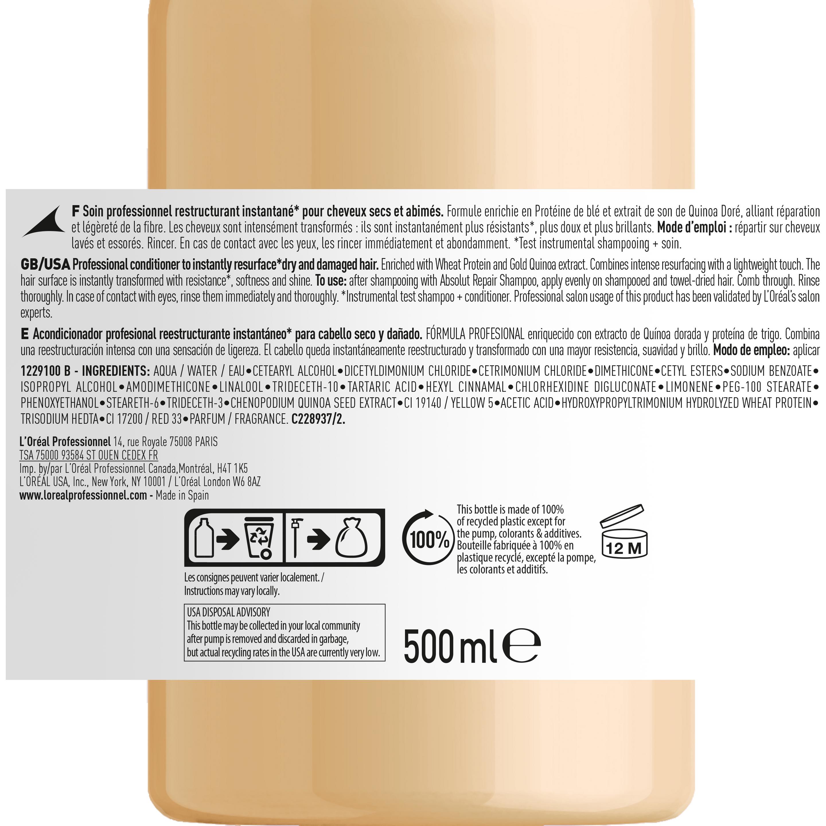 Thumbnail - L'Oréal Professionnel, Conditioner, Serie Expert Absolut Repair (500 ml)