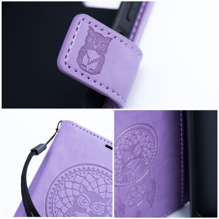 Produktbild OEM Back panel cover MEZZO Book case for SAMSUNG A16 5G dreamcatcher purple (Samsung Galaxy A16 5G)