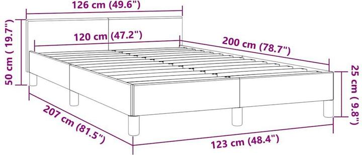 Produktbild vidaXL Tiffi (120 x 200 cm)