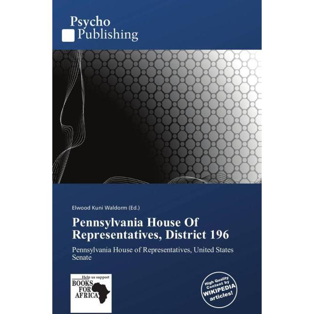 Pennsylvania House Of Representatives, District 196, Fachbücher
