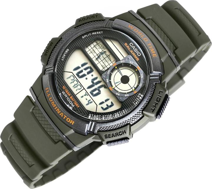 Produktbild Casio Mod. WORLD TIME ILLUMINATOR - 5 Alarms, 10 Year battery (44 mm)